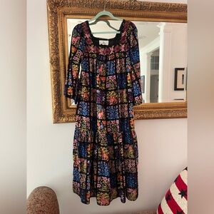 Printfresh Stained Glass Storybook Dress Size M